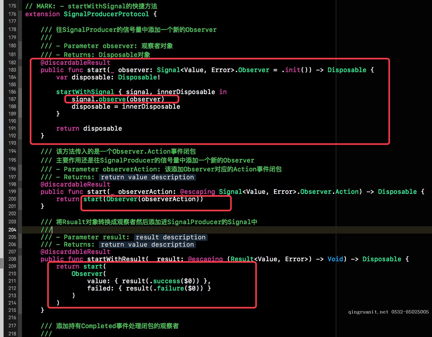 ReactiveSwift源碼解析(九) SignalProducerProtocol延展中的Start、Lift系列方法的代碼實現(xiàn)-Java培訓,做最負責任的教育,學習改變命運,軟件學習,再就業(yè),大學生如何就業(yè),幫大學生找到好工作,lphotoshop培訓,電腦培訓,電腦維修培訓,移動軟件開發(fā)培訓,網(wǎng)站設計培訓,網(wǎng)站建設培訓